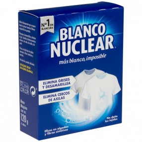 BLANCO NUCLEAR Detergente prendas blancas caja 6 sobres